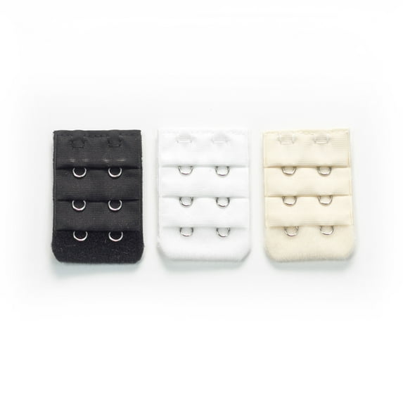 More of Me to Love Premium Bra Extenders 2-Hook Neapolitan 3-Pack