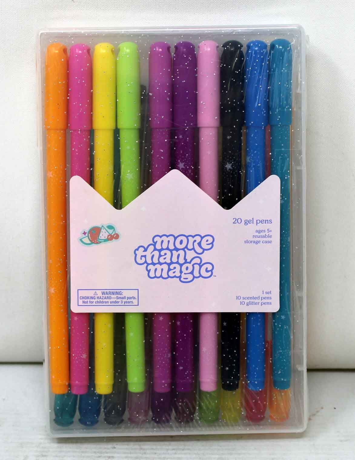20 Count Assorted Color Gel Pens More than Magic Dominican