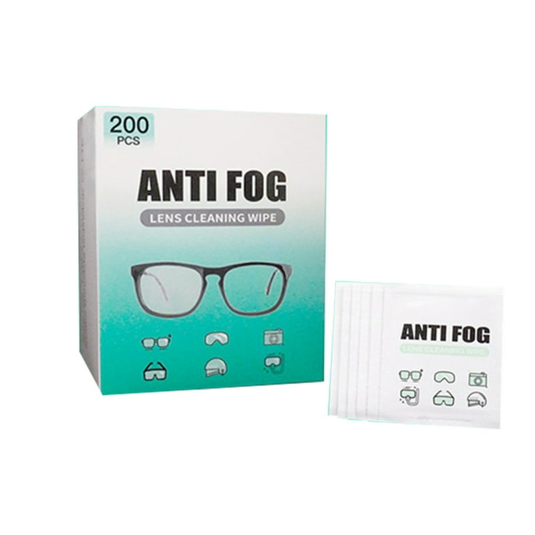 MoreChioce 200PCS Anti Fog Wipes for Glasses Lens Cleaning Wipes