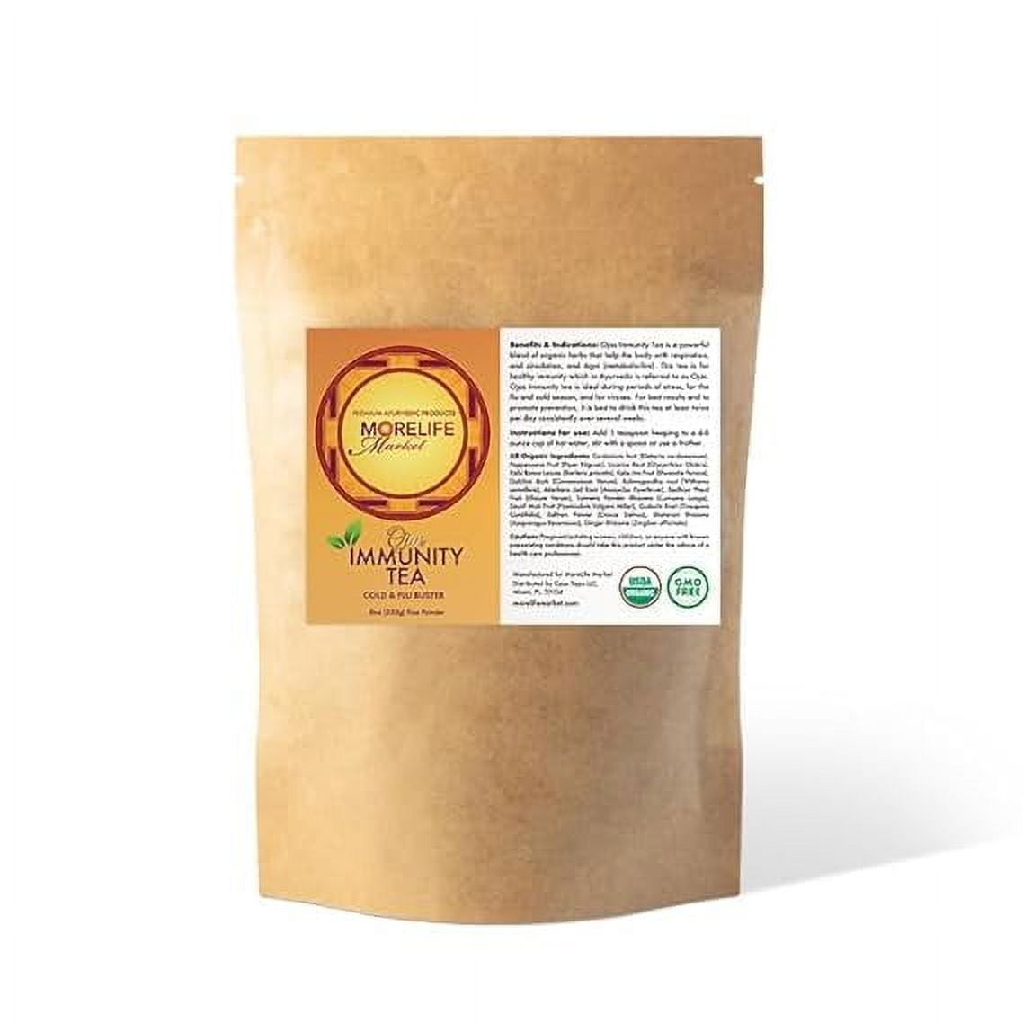 MoreLife Market Ojas Immunity Tea Organic herb blend supporting respiration, circulation, and