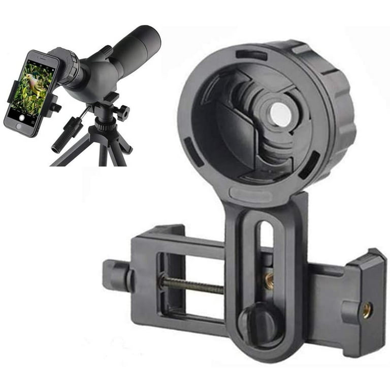 Morease Cell Phone Photography Adapter -Compatible Telescope Spotting Scope Binoculars Monocular, Fit Almost - Walmart.com
