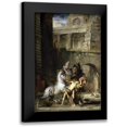 thumbnail image 1 of Moreau, Gustave 11x14 Black Modern Framed Museum Art Print Titled - Les Chevaux de Diomede, 1 of 5