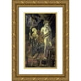 thumbnail image 1 of Moreau, Gustave 20x32 Gold Ornate Wood Framed with Double Matting Museum Art Print Titled - Messalina (Messaline), 1 of 4