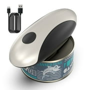 Moreblue One-Touch Automatic Electric Can Opener, USB-C Rechargeable Can Opener Smooth Edge, Hands-Free Countertop Electric Can Opener for Seniors, Arthritis, Weak Hands, Kitchen Gadget Gift