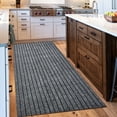 thumbnail image 1 of Morefany Runner Rug Waterproof Non-slip Indoor Outdoor Gray 2ft x 6ft, 1 of 6