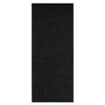 thumbnail image 1 of Morefany Outdoor Indoor Runner Rug Custom Size Rugs Non-Slip Hallway Carpet Runners with Rubber Backing Mat for Kitchen Entryway Garage Laundry 2ft x 65ft, Black Striped, 1 of 7