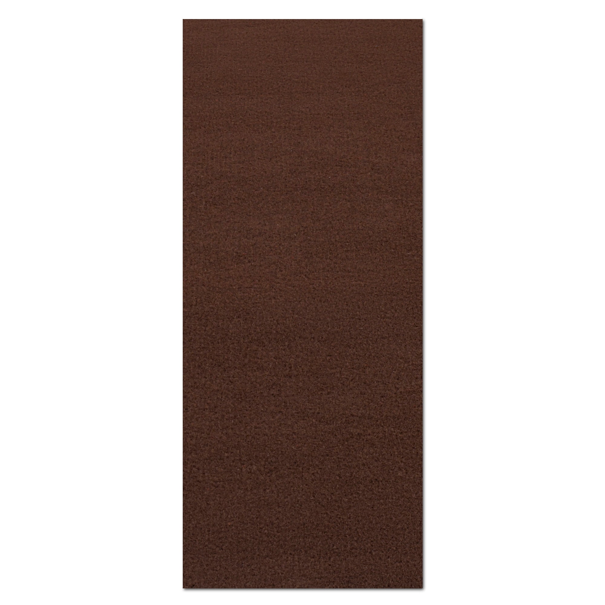 Morefany Outdoor Indoor Runner Rug Custom Size Rugs Non-Slip Hallway Carpet Runners with Rubber Backing Mat for Kitchen Entryway Garage Laundry 4ft x 5ft, Dark Brown