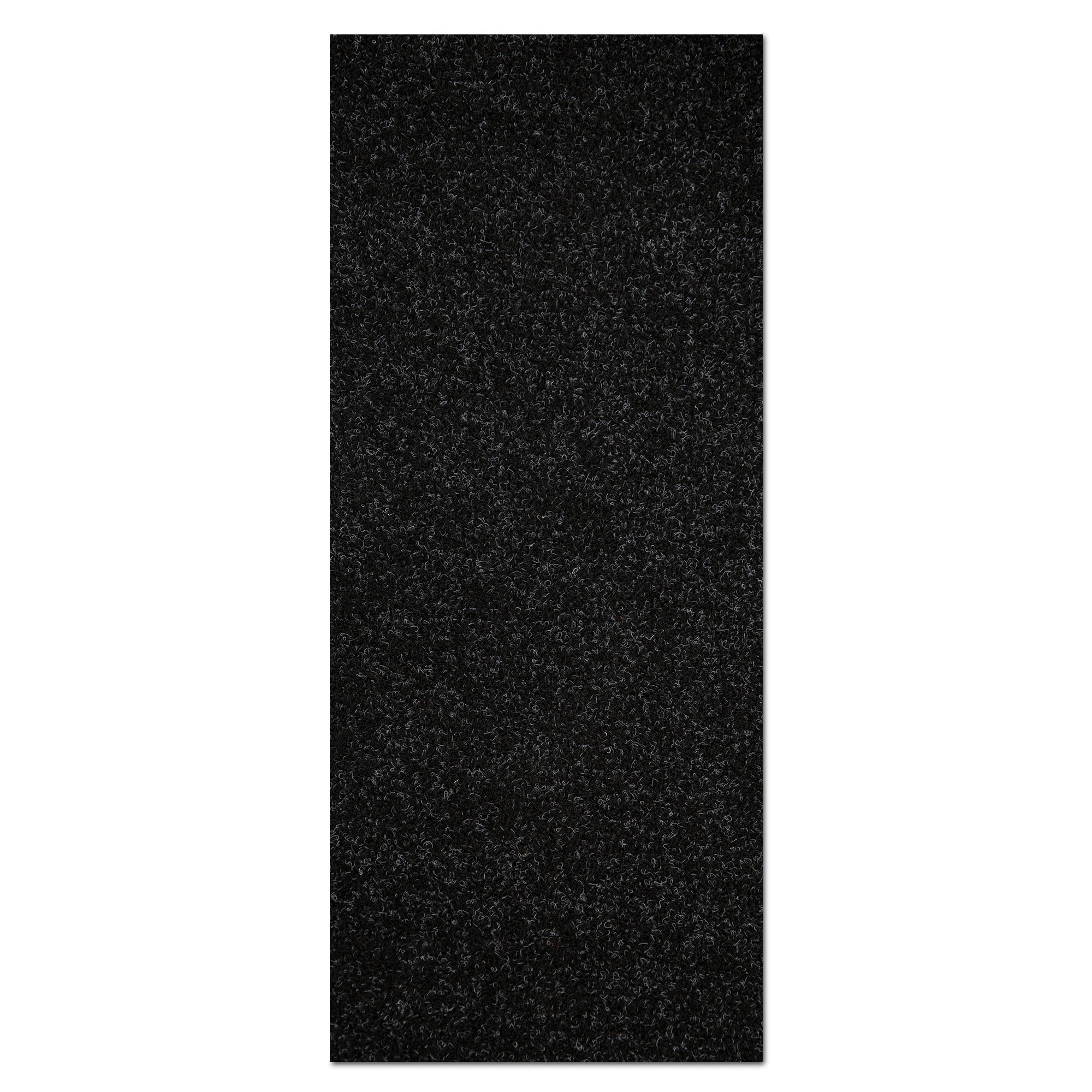 Morefany Outdoor Indoor Runner Rug Custom Size Rugs Non-Slip Hallway Carpet Runners with Rubber Backing Mat for Kitchen Entryway Garage Laundry 6ft x 45ft, Solid Black