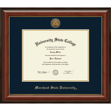 Morehead State University Diploma Frame, Document Size 11" x 8.5"