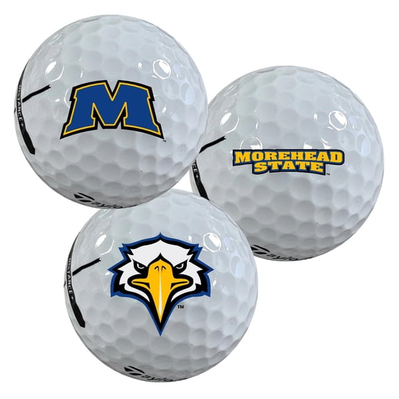 Morehead State University Eagles Logo Edition Taylormade Distance+ Golf Balls 12-Pack (Dozen)