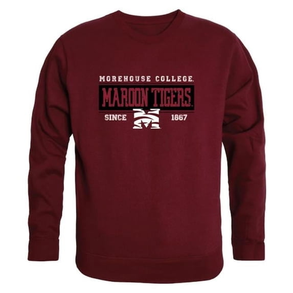 Morehouse College Established Crewneck T-Shirt, Maroon - Small