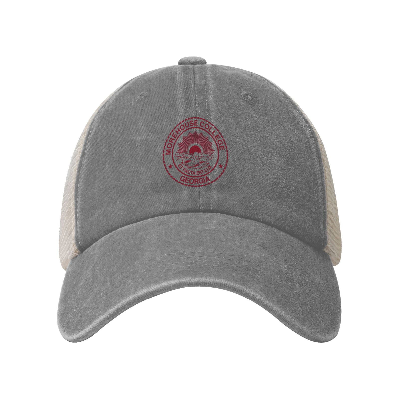 Morehouse College Logo Baseball Cap Trucker Hat For Men Women Adjustable Outdoor Denim Mesh Hat