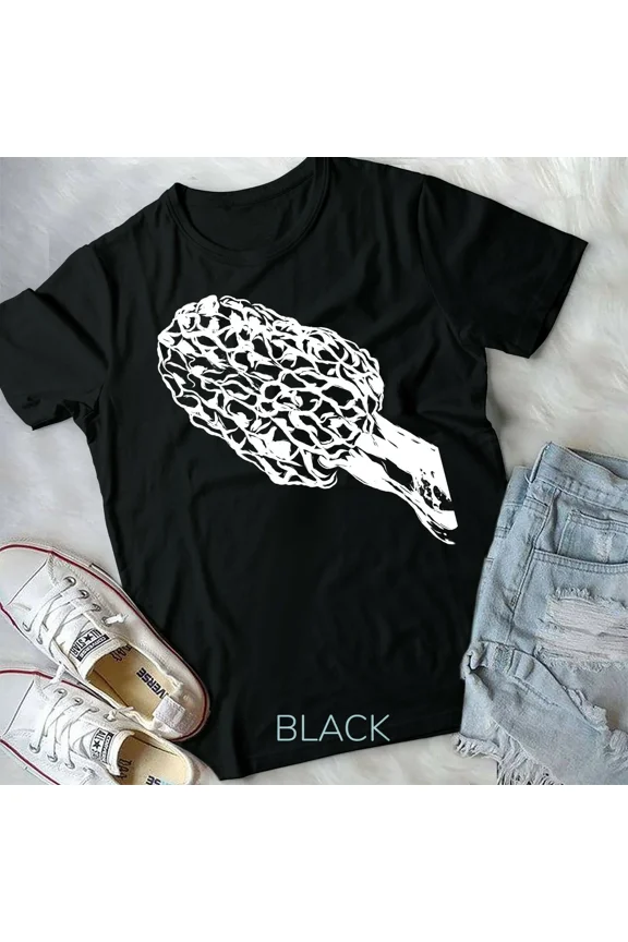 Morel Mushroom Unisex Form T-Shirt