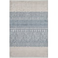 thumbnail image 1 of Morelia Blue Modern Polyester Area Rugs for Living Room Washable Rugs Boho Moroccan Area Rug Soft Geometric Bohemian Distressed Indoor Rug for Bedroom Dining Room Office Foldable Nonslip Rug, 1 of 9