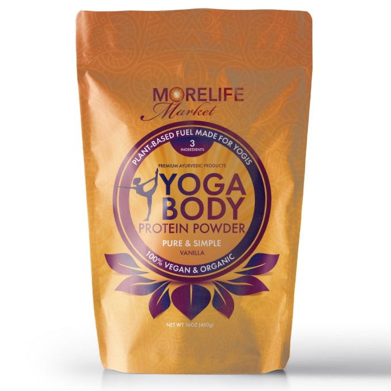 Morelife Market Yoga Body Protein Powder 100 Vegan and Organic