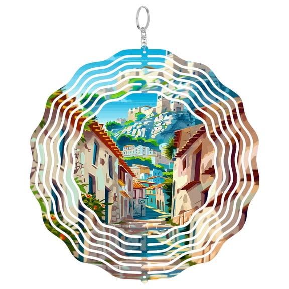 Morella Spain Landmark 3D Wind Spinner Kinetic Stainless Steel Gift