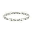 thumbnail image 1 of Morellato Cross Silver Tone Bracelet SKR58 For Men, 1 of 1