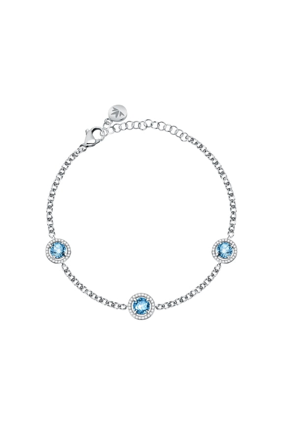 Tesori 925 Silver Charms Bracelet SAIW96 For Women