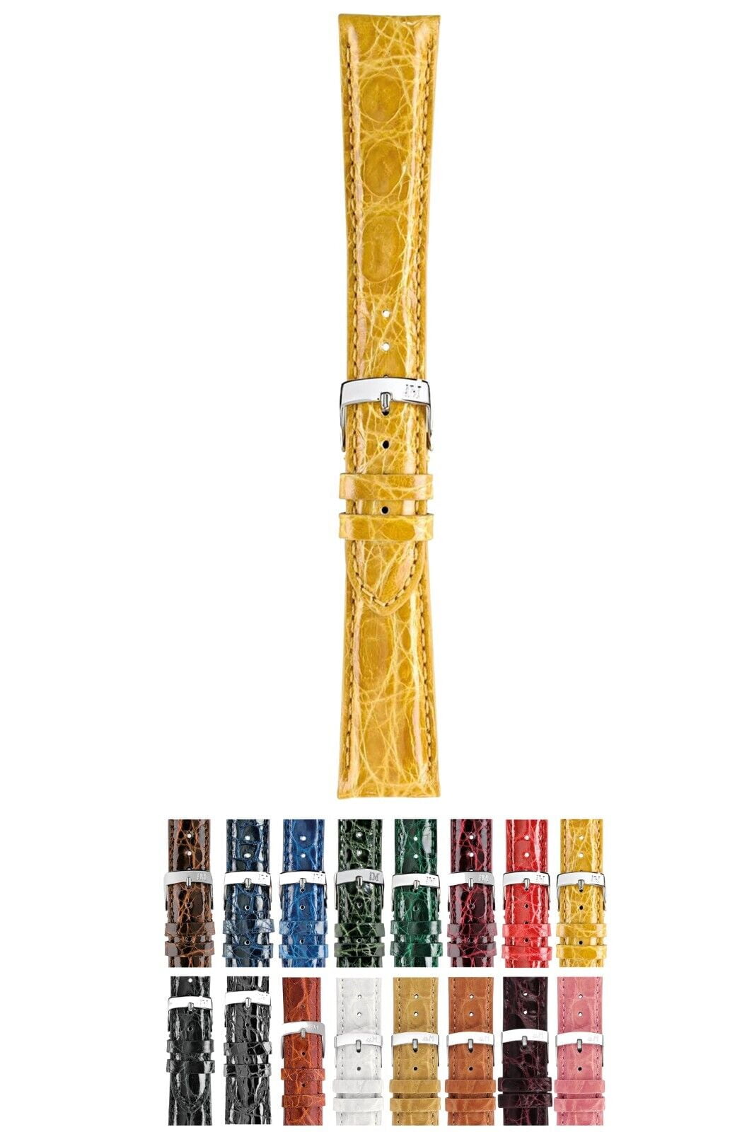 Morellato Amadeus Genuine Crocodile Leather Watch Strap