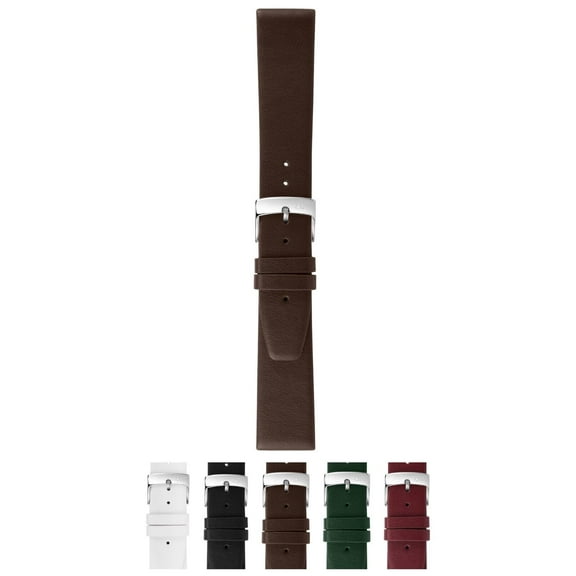 Morellato Fuji Recycled Apple Fiber Watch Strap - Brown - 16mm - Chrome-plated Stainless Steel Buckle - SAVE THE NATURE Collection