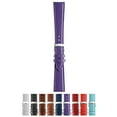 thumbnail image 1 of Morellato Gelso Watch Strap - Dark Violet - 20mm - Chrome-plated Stainless Steel Buckle - GREEN Collection, 1 of 8