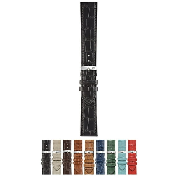 Morellato Juke Watch Strap - Black - 14mm - Chrome-plated Stainless Steel Buckle - PERFORMANCE Collection