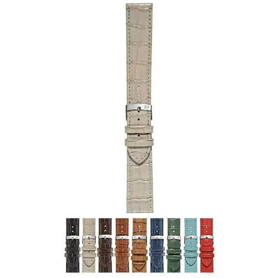 Morellato Juke Watch Strap - Light Brown - 20mm - Chrome-plated Stainless Steel Buckle - PERFORMANCE Collection