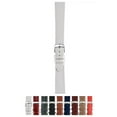 thumbnail image 1 of Morellato Kajman Alligator Grain Genuine Calf Leather Watch Strap - White - 20mm - Chrome-plated Stainless Steel Buckle - PERFORMANCE Collection, 1 of 10
