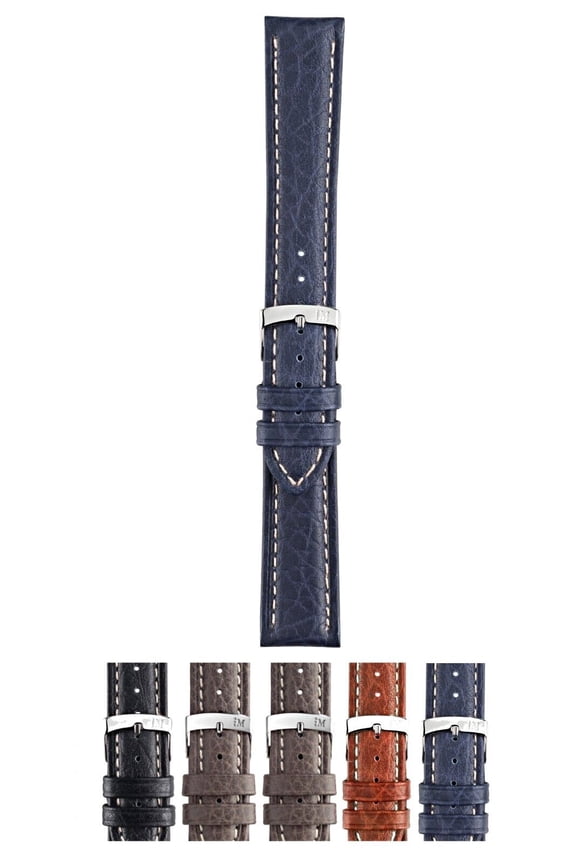 Kuga Watch Strap - Blue - 24mm - Chrome-plated Stainless Steel Buckle - PERFORMANCE Collection