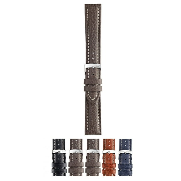 Morellato Kuga Watch Strap - Brown - 18mm - Chrome-plated Stainless Steel Buckle - PERFORMANCE Collection