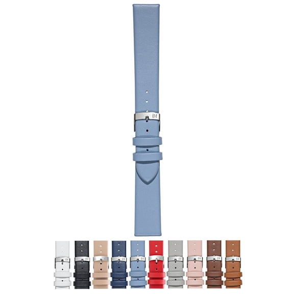 Morellato Micra-Evoque (Ec) Watch Strap - Light Blue - 18mm - Chrome-plated Stainless Steel Buckle - PERFORMANCE Collection