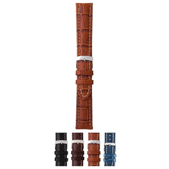 Morellato Plus Watch Strap - Tan Brown - 24mm - Chrome-plated Stainless Steel Buckle - MORELLATO 1930 Collection