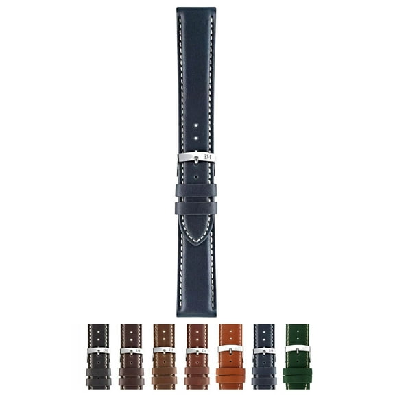 Morellato Rodius Watch Strap - Blue Marine - 24mm - Chrome-plated Stainless Steel Buckle - PERFORMANCE Collection