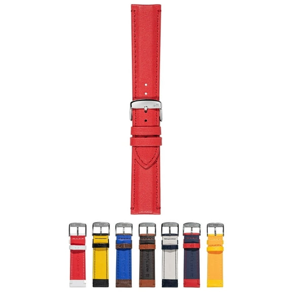 Morellato Rowing Watch Strap - Red - 22mm - Chrome-plated Stainless Steel Buckle - SPORT Collection