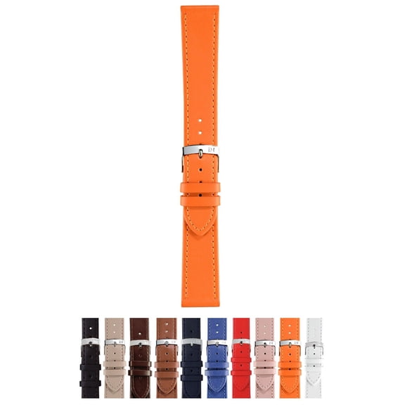 Morellato Sprint (Ec) Watch Strap - Orange - 16mm - Chrome-plated Stainless Steel Buckle - PERFORMANCE Collection