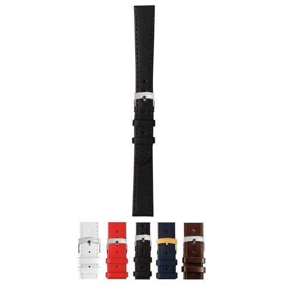 Morellato Sprint Watch Strap - Black - 16mm - Chrome-plated Stainless Steel Buckle - PERFORMANCE Collection