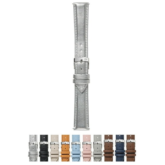 Morellato Trend Watch Strap - Silver - 14mm - Chrome-plated Stainless Steel Buckle - EASY CLICK Collection