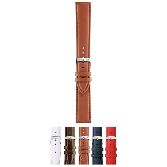 Morellato Twingo Genuine Leather Watch Strap - Tan Brown - 20mm - Chrome-plated Stainless Steel Buckle - PERFORMANCE Collection