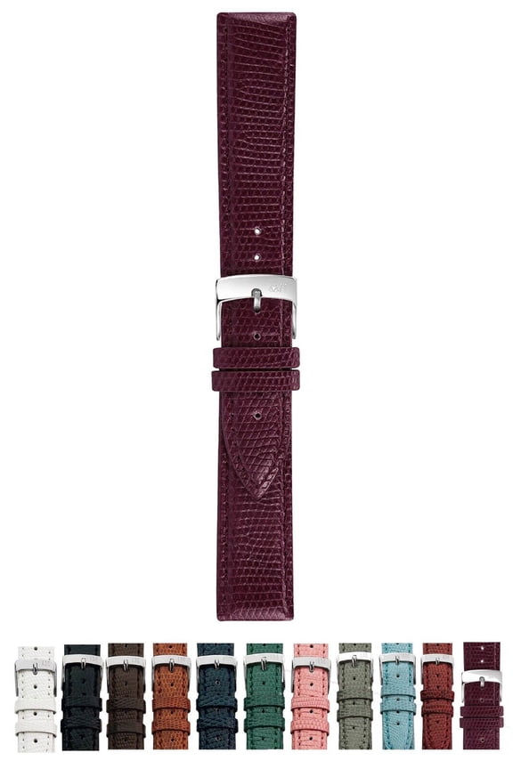 Violino Watch Strap - Light Purple - 14mm - Chrome-plated Stainless Steel Buckle - PELLI PREZIOSE Collection
