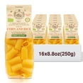 thumbnail image 1 of Morelli Organic Gluten Free Pasta Noodles, Paccheri - Italian Gourmet, Organic, Large Circle Tube, Made from Corn and Rice, Imported Pasta from Italy - 8.8 oz - Pack of 16, 1 of 6
