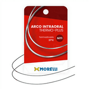 Morelli Ortodontia – 10 Nickel-Titanium (NiTi) Thermo Plus Intraoral Round Dental Archwires, Provides Orthodontic Alignment, Rotation and Leveling, Upper Jaw, Size Ø.012