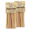 thumbnail image 1 of Morelli Pappardelle Pasta Noodles - Organic Pasta With Wheat Germ - Imported Pasta from Italy, Pappardelle Noodles Pasta, Wide Noodles, 17.6oz (500g) - Pack of 2, 1 of 6