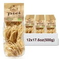 thumbnail image 1 of Morelli Pici Pasta di Toscana - Italian Gourmet Organic Pici Noodles - Thick Organic Pasta Nests Made in Italy from Durum Wheat Semolina - 17.6oz (500g) - Pack of 12, 1 of 6