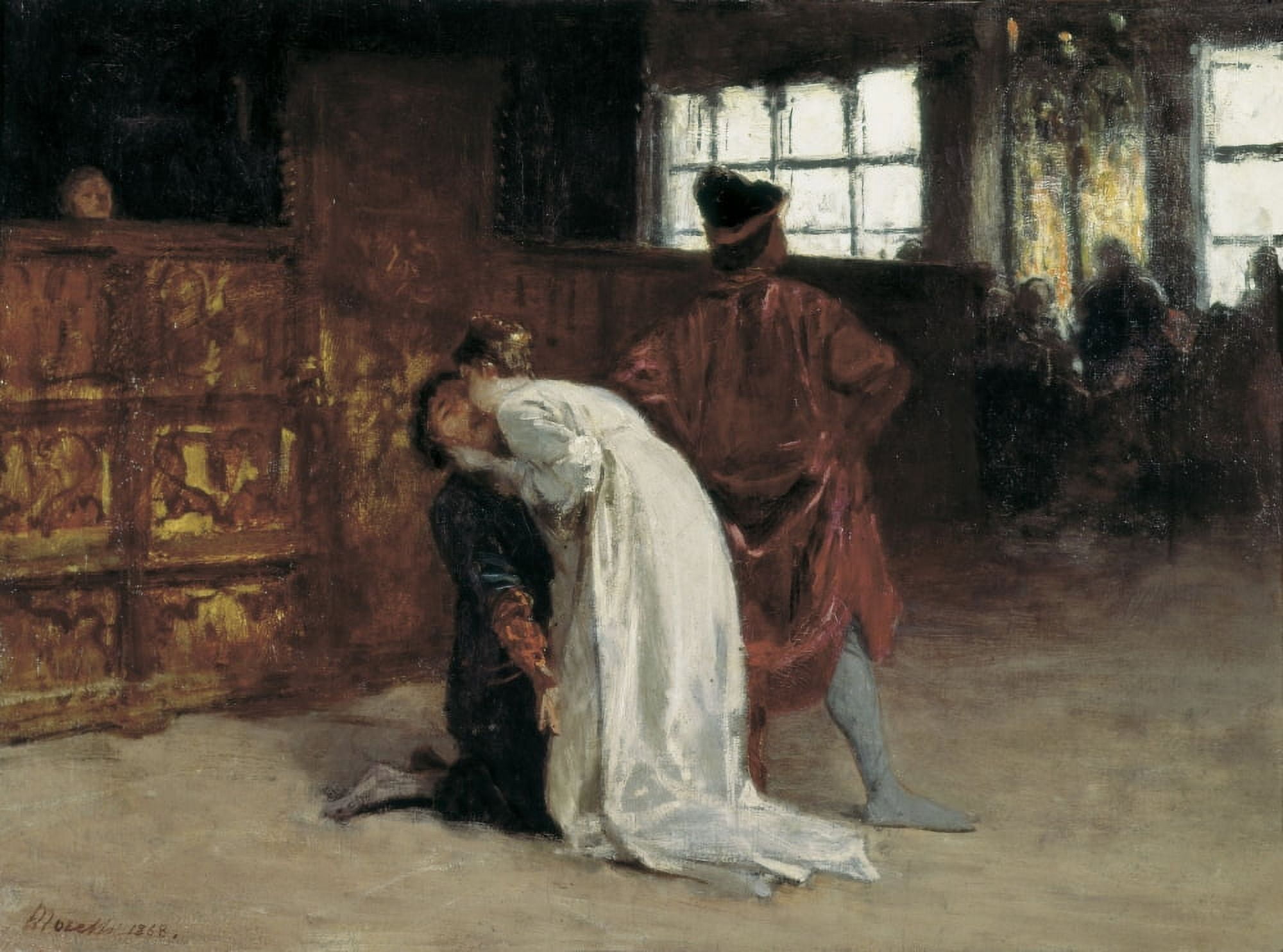 Morellidomenico (1826-1901) Canvas Art - (36 x 24)