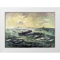 thumbnail image 1 of Moret, Henry 14x11 White Modern Wood Framed Museum Art Print Titled - Le Bateau de Sauvetage a Audierne, 1 of 4