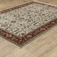 thumbnail image 1 of Woven Trends Aberdonian Area Rug 144D1 Traditional Ivory Floral Oriental 9'10" X 12'10" Rectangle, 1 of 5