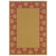 thumbnail image 1 of Moretti Bali Indoor/Outdoor Area Rug 606C8 Outdoor Beige Tropical Trees 5' 3" x 7' 6" Rectangle, 1 of 2