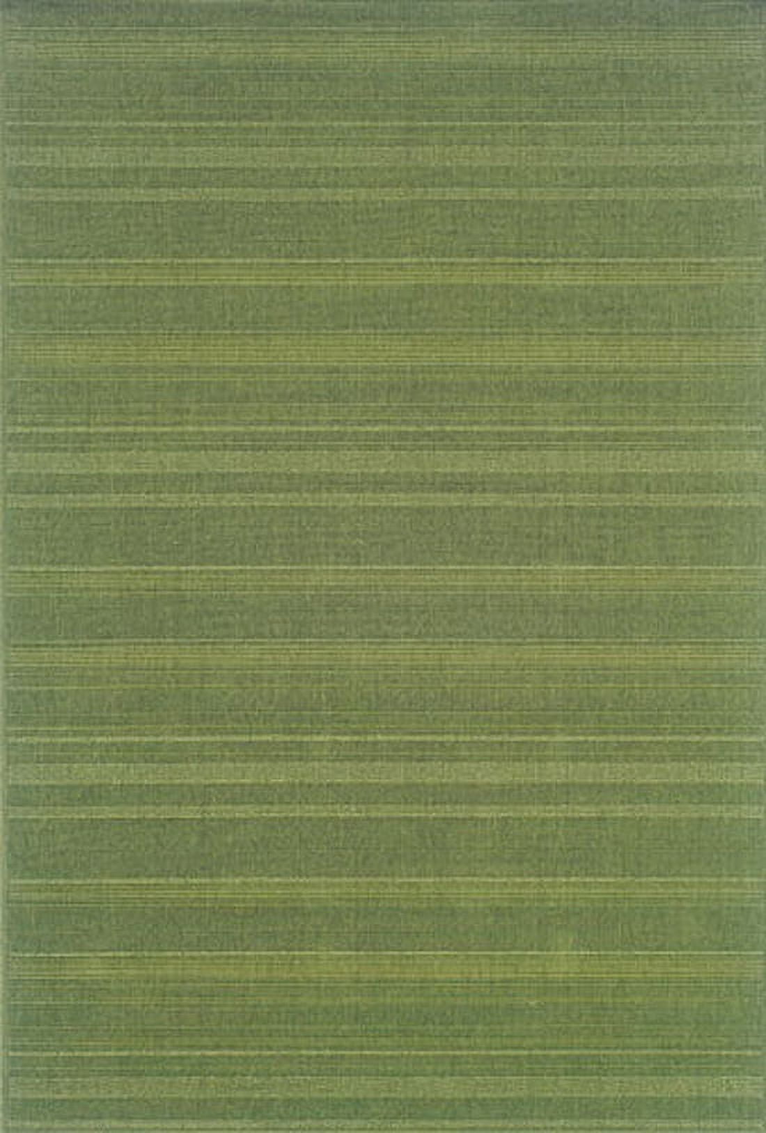 Moretti Bali Indoor/Outdoor Area Rug 781F6 Green Striped Vintage 1' 8 ...