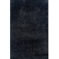 thumbnail image 1 of Moretti Bella Shag Area Rug 81102 Black Solid Shag 6' 6" x 9' 6" Rectangle, 1 of 1