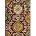thumbnail image 1 of Moretti Birani Area Rug 6366A Red Circles Flowers 2' 3" x  7' 6" Rectangle, 1 of 1